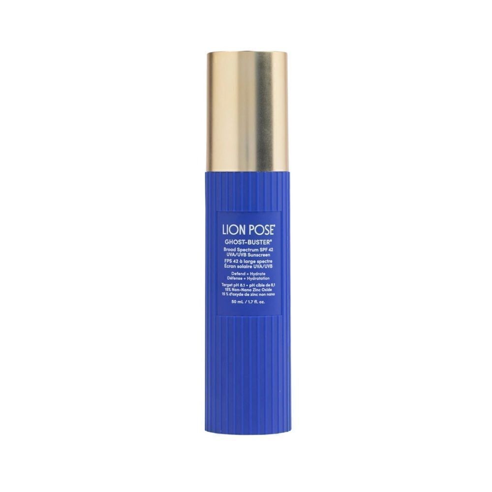 Lion Pose Ghost-Buster 100% Mineral Sunscreen SPF 42 with Super Zinc for No Whit